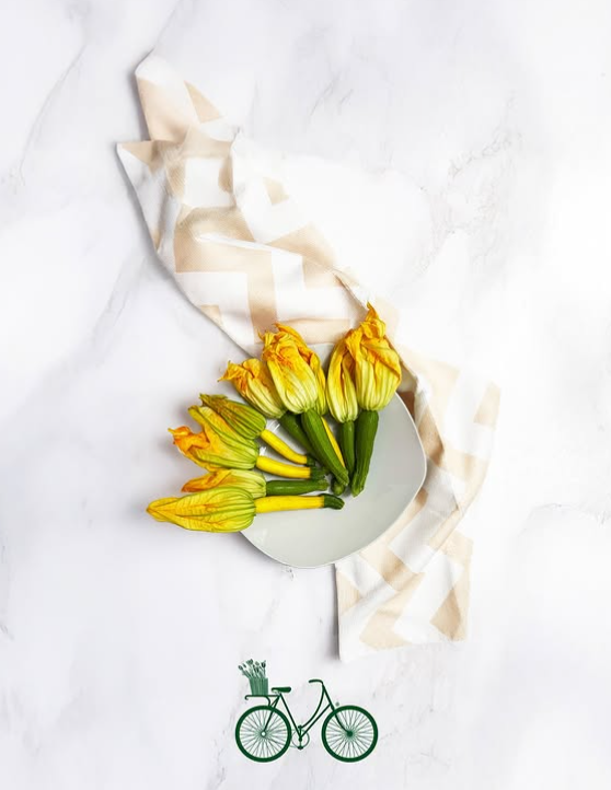 Flores de Calabaza con Servilleta